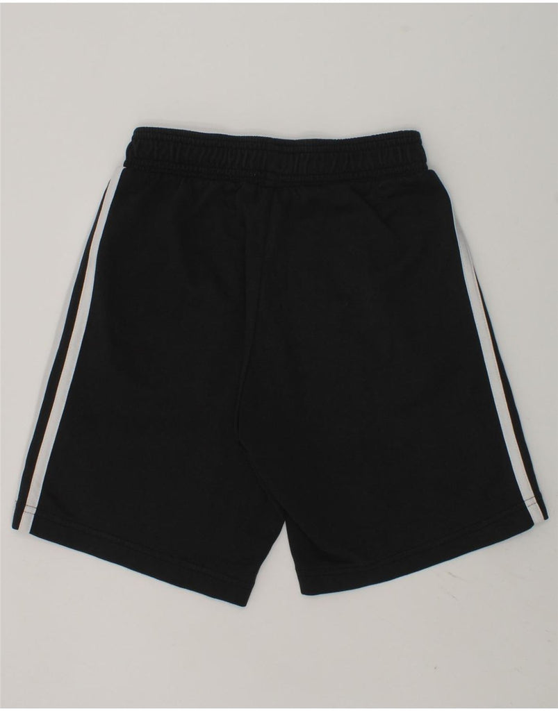 ADIDAS Boys Graphic Sport Shorts 9-10 Years Black Cotton | Vintage Adidas | Thrift | Second-Hand Adidas | Used Clothing | Messina Hembry 