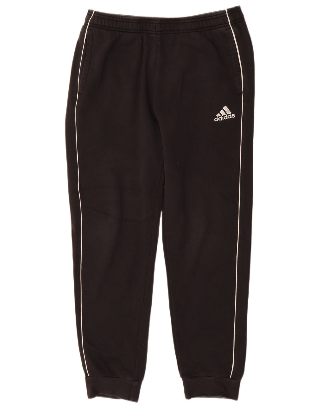 Adidas Mens Tracksuit Trousers Joggers Medium  Black Cotton