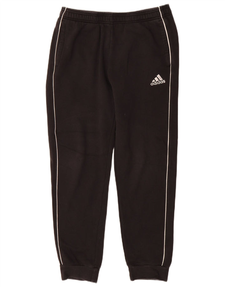 Adidas Mens Tracksuit Trousers Joggers Medium  Black Cotton