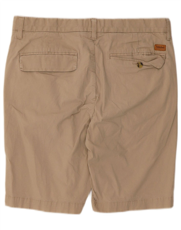 Timberland Mens Chino Shorts W33 Medium Beige Cotton