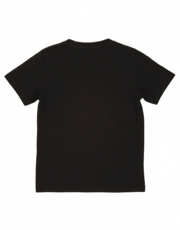 Adidas Boys Manchester United Graphic T-Shirt Top 5-6 Years Black Cotton