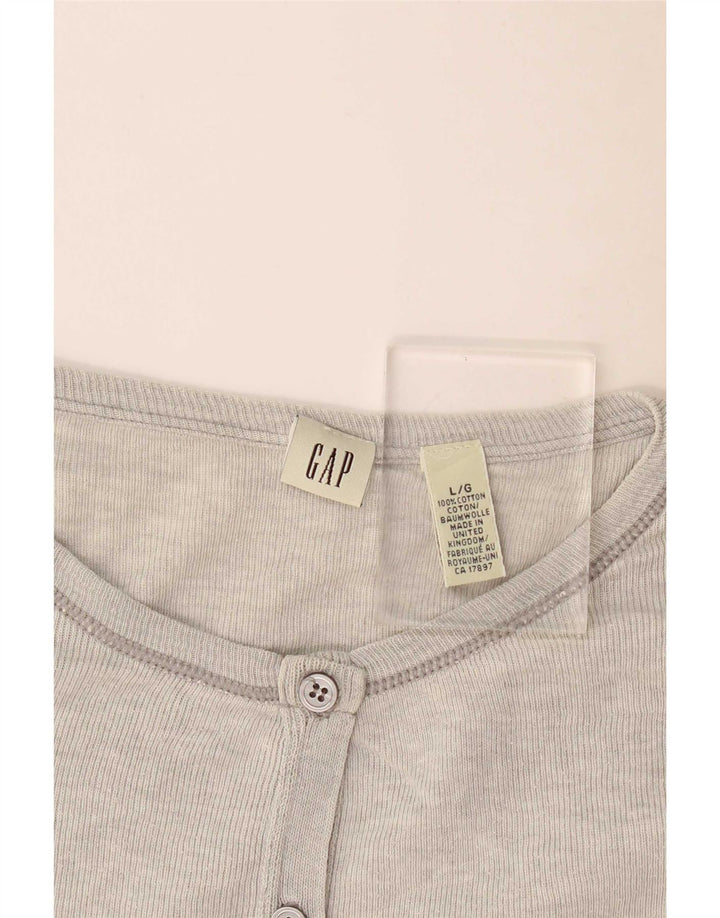 Gap Womens Oversized Cardigan Sweater UK 16 Large Grey