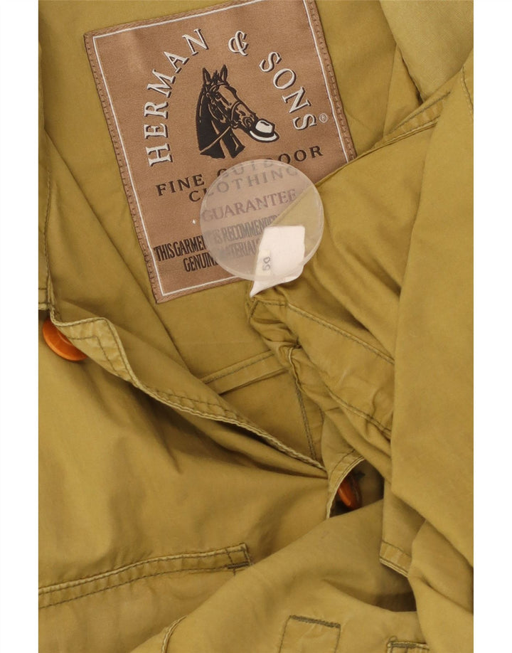 Herman & Sons Mens Utility Jacket IT 50 Large Khaki