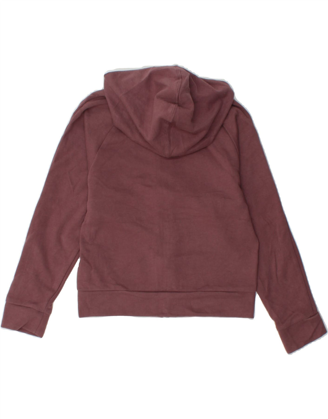 PUMA Girls Zip Hoodie Sweater 9-10 Years Medium  Maroon Cotton Vintage Puma and Second-Hand Puma from Messina Hembry 