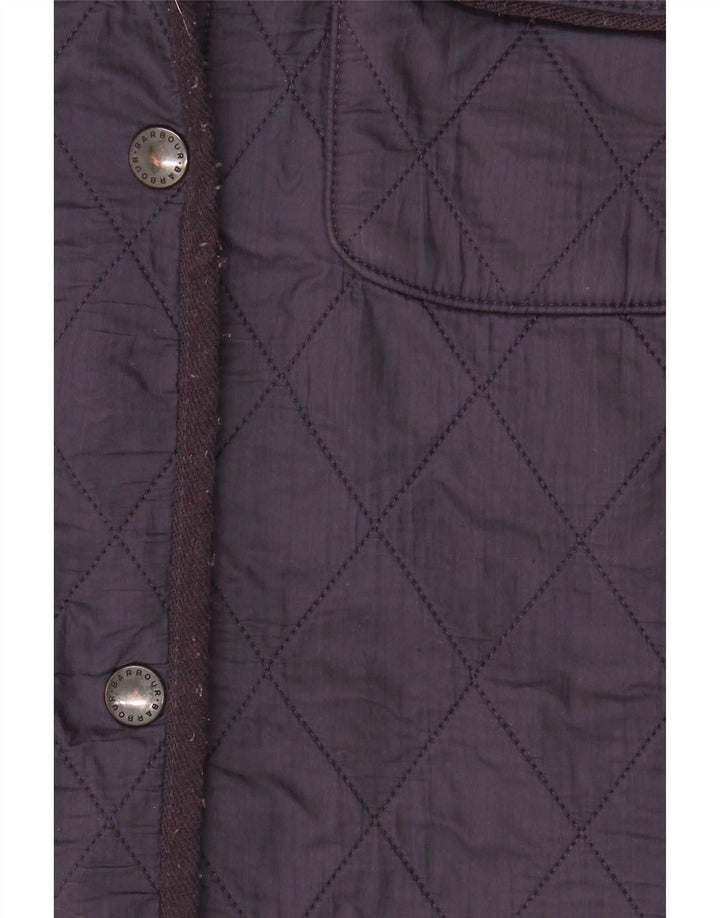 Barbour Womens Quilted Jacket UK 16 Large Navy Blue