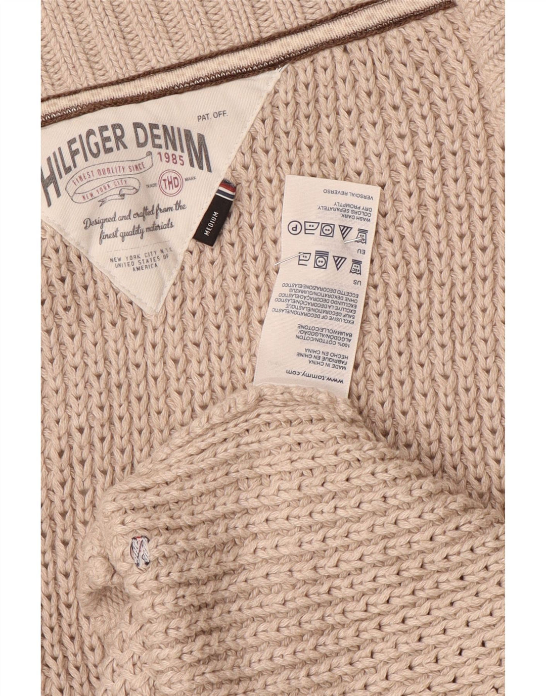 Tommy Hilfiger Womens Short Sleeve Cardigan Sweater UK 14 Medium Grey