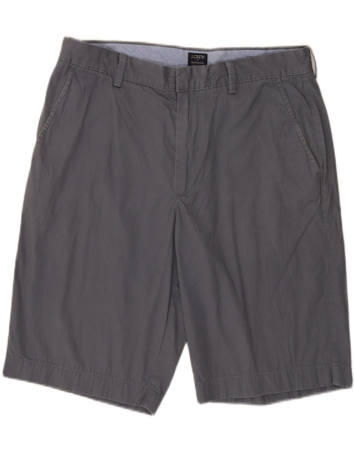 J. CREW Mens Rivington Chino Shorts W36 Large Grey Cotton