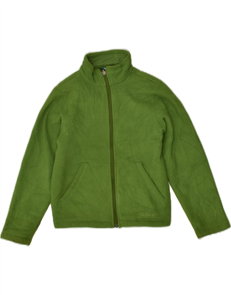 L.L.BEAN Boys Fleece Jacket 7-8 Years Small Green Polyester | Vintage L.L.Bean | Thrift | Second-Hand L.L.Bean | Used Clothing | Messina Hembry 