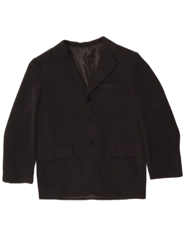 Vintage Boys 3 Button Blazer Jacket 11-12 Years Black