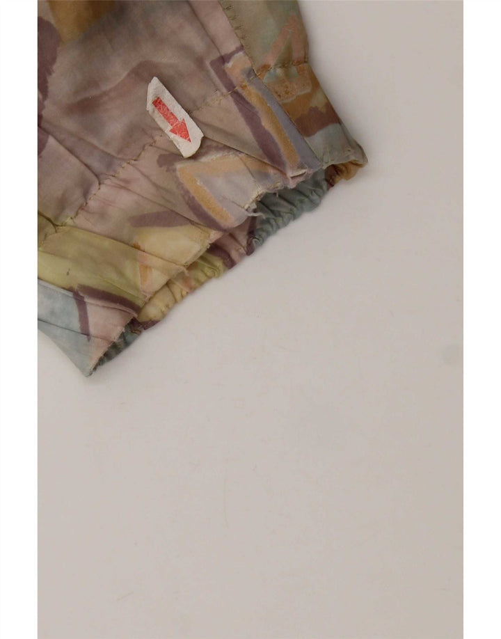 C & A Womens Abstract Pattern Rain Jacket UK 16 Large Multicoloured
