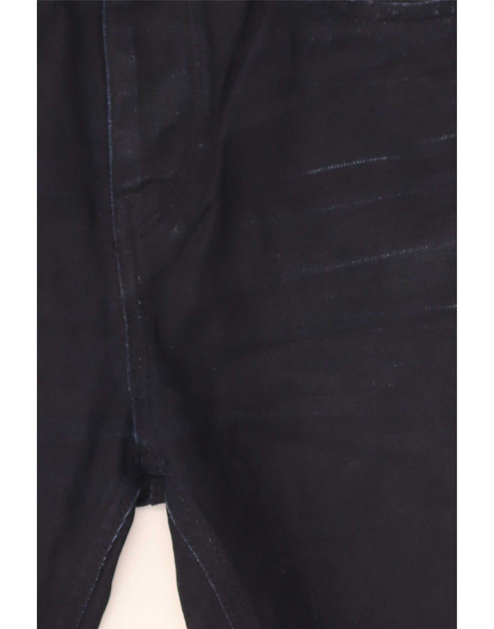 Hugo Boss Mens Straight Jeans W32 L30 Navy Blue Cotton