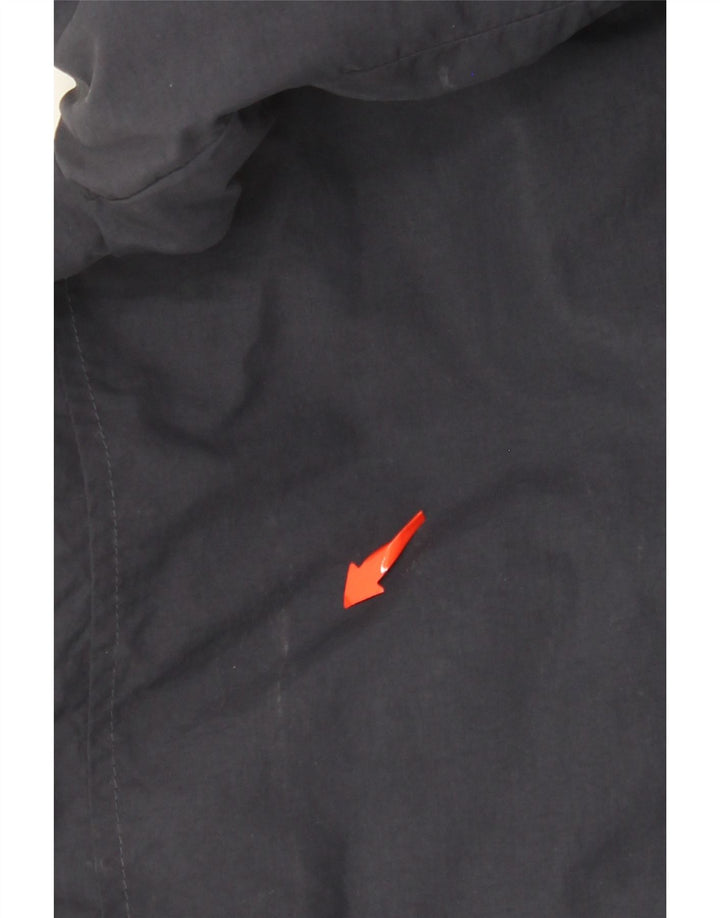HENRY COTTONS Mens Hooded Utility Jacket IT 48 Medium Navy Blue