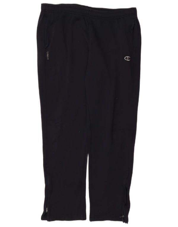 Champion Mens Tracksuit Trousers Medium Navy Blue Polyester