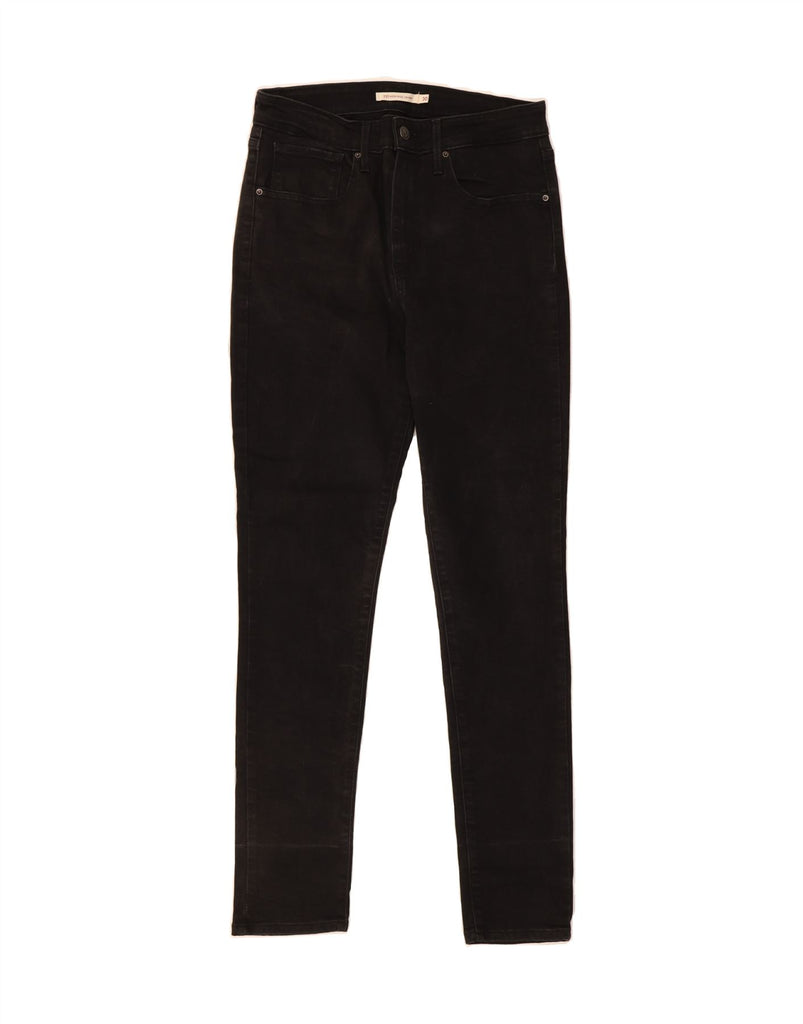 LEVI'S Womens 721 High Rise Skinny Jeans W30 L28 Black Cotton Vintage Levi's and Second-Hand Levi's from Messina Hembry 