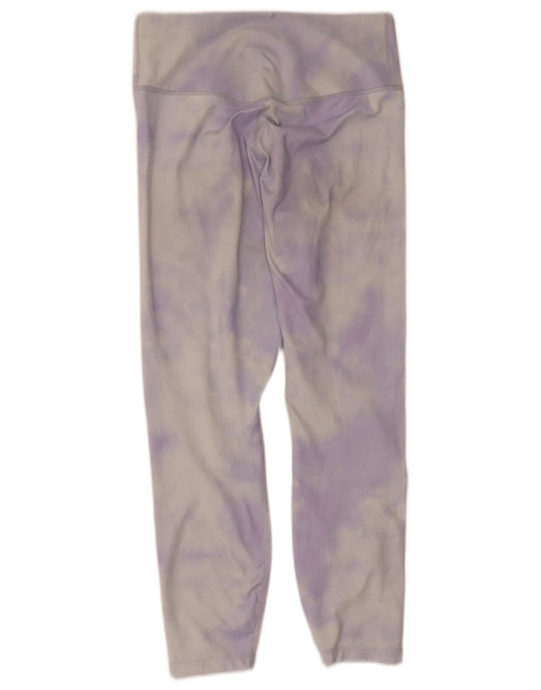 Nike Womens Dri Fit Capri Leggings UK 8 Small Purple Tie Dye Polyester