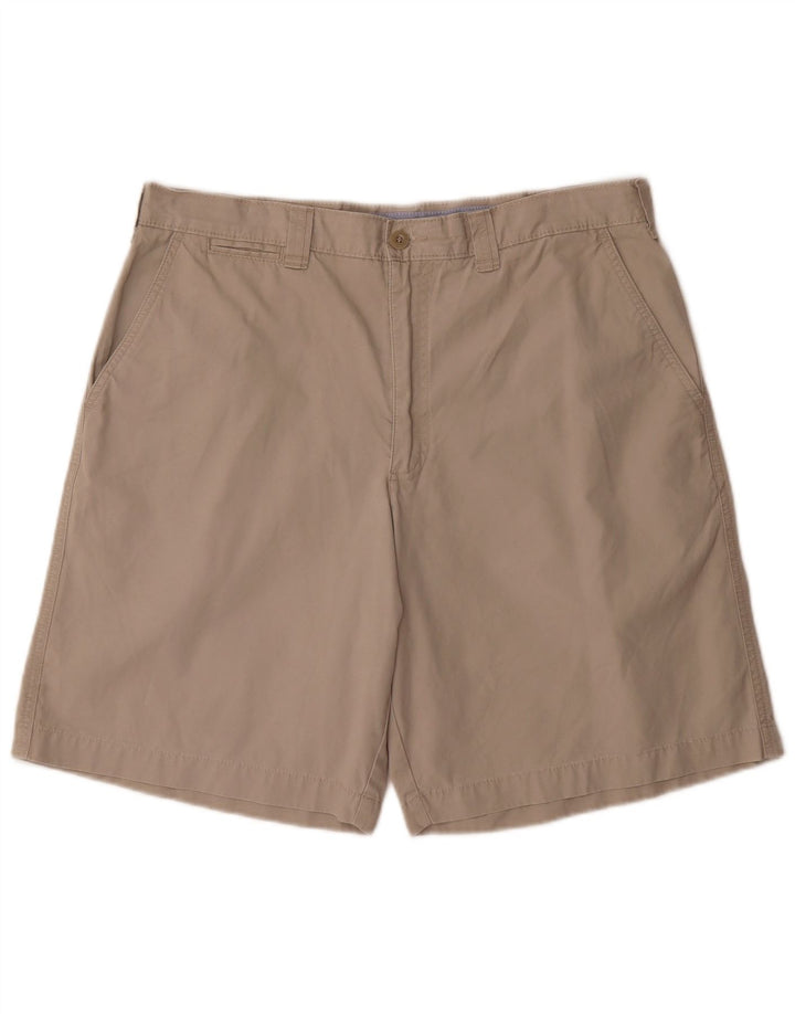 Marks & Spencer Mens Blue Harbour Chino Shorts W36 Large Beige Cotton