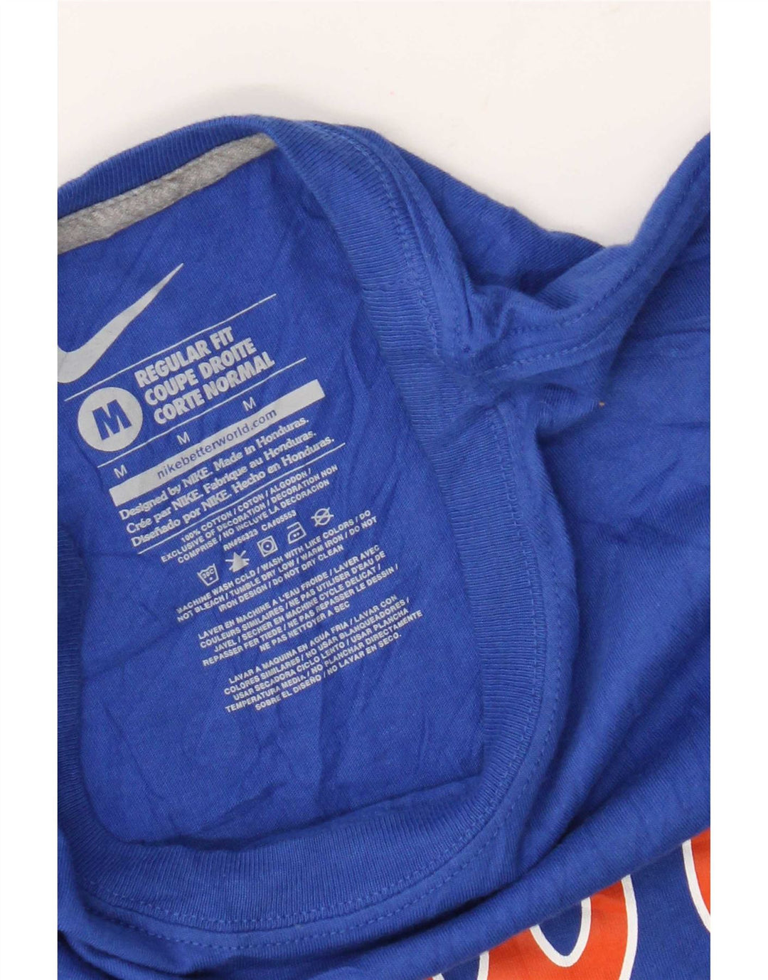Nike Mens Florida Gators Regular Fit Graphic T-Shirt Top Medium Blue Cotton