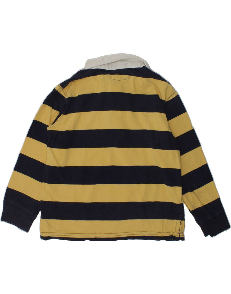 POLO RALPH LAUREN Boys Long Sleeve Polo Shirt 5-6 Years Yellow Striped | Vintage Polo Ralph Lauren | Thrift | Second-Hand Polo Ralph Lauren | Used Clothing | Messina Hembry 