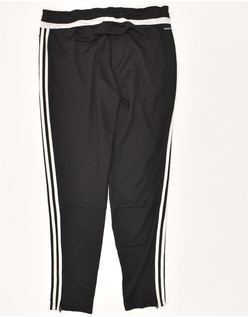 ADIDAS Womens Climacool Tracksuit Trousers UK 16/18 Large Black Polyester | Vintage Adidas | Thrift | Second-Hand Adidas | Used Clothing | Messina Hembry 