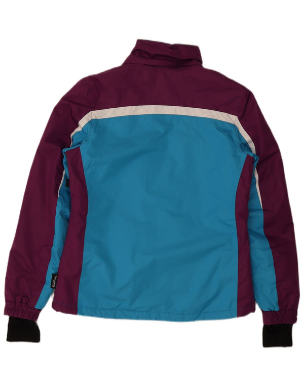 Crivit Womens Ski Jacket UK 16 Large Purple Colourblock Polyester