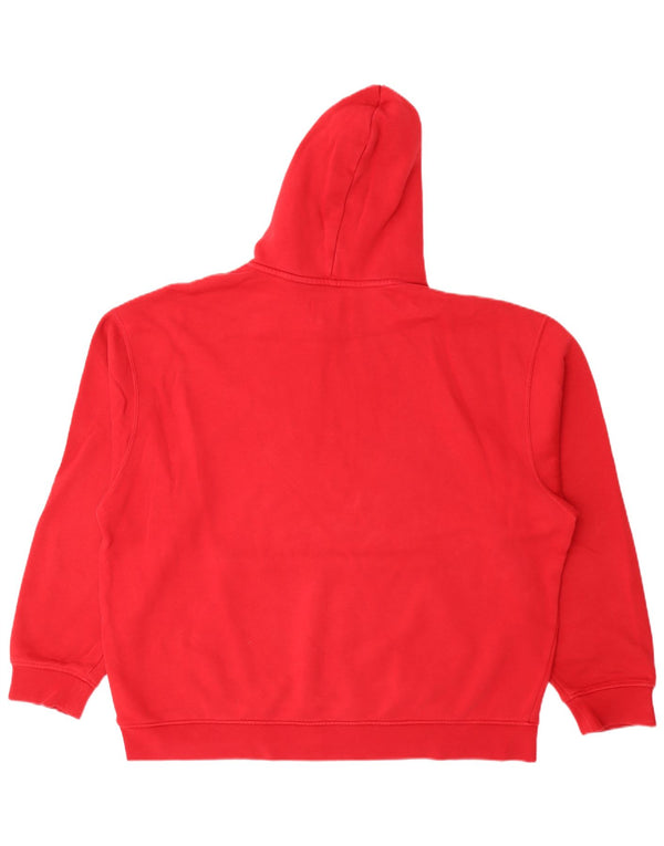 Jordan Mens Hoodie Jumper XL Red Cotton