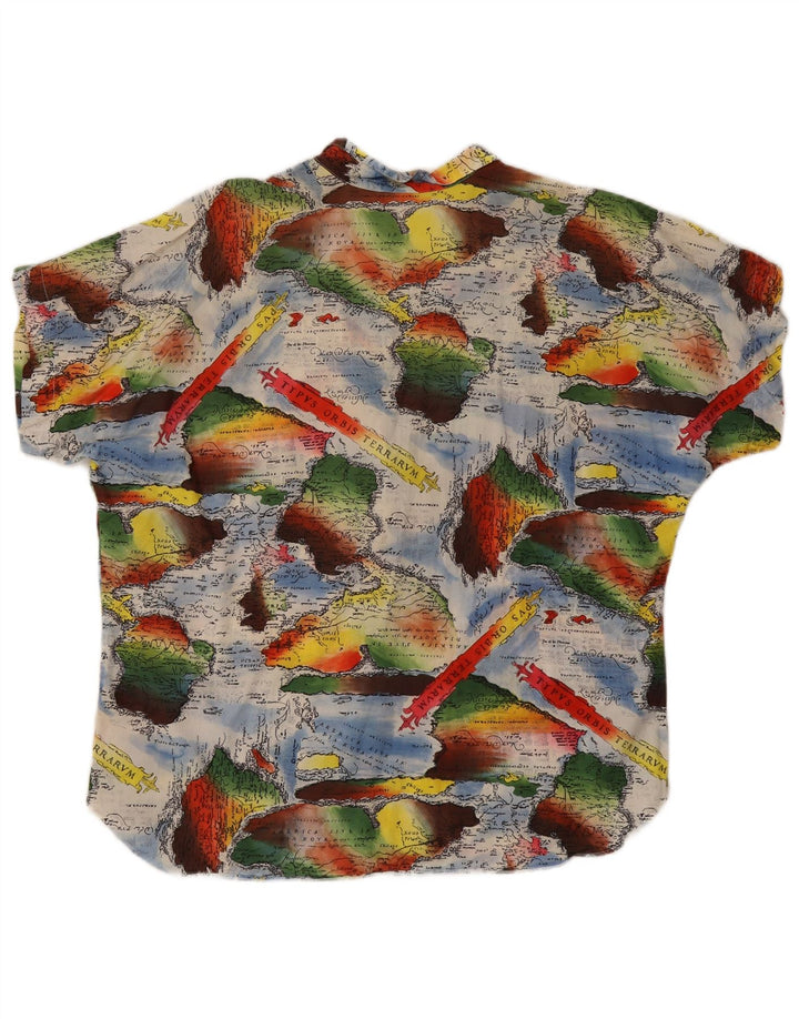 Hammerle Womens Abstract Pattern Shirt IT 46 Large Multicoloured