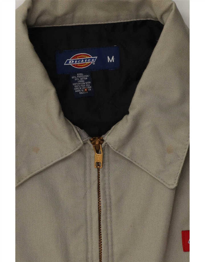 Dickies Mens Bomber Jacket UK 38 Medium Grey Polyester