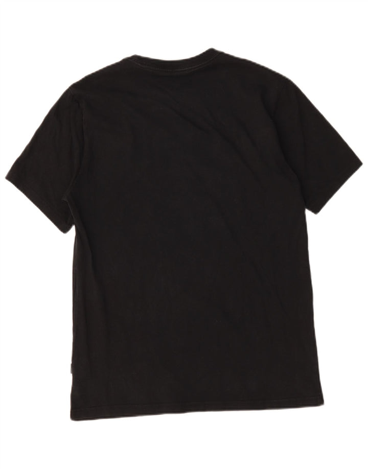 Converse Mens Graphic T-Shirt Top Small Black Cotton