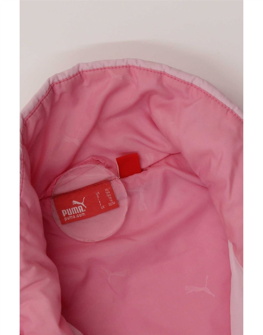 Puma Girls Graphic Padded Jacket 13-14 Years Pink