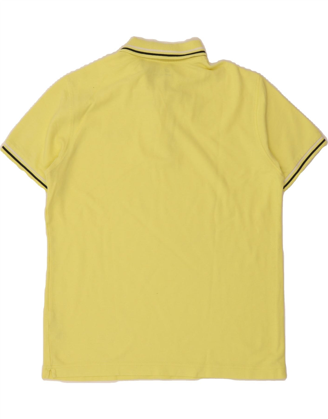 LOTTO Mens Life's Polo Shirt Medium Yellow Cotton Vintage Lotto and Second-Hand Lotto from Messina Hembry 