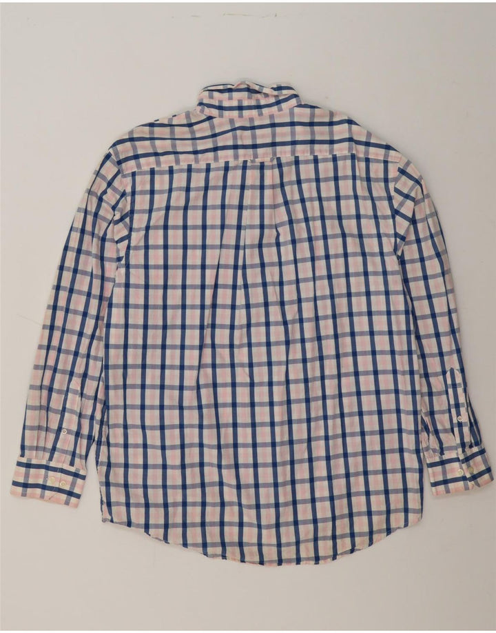 IZOD Mens Shirt XL Pink Check Cotton Vintage Izod and Second-Hand Izod from Messina Hembry 