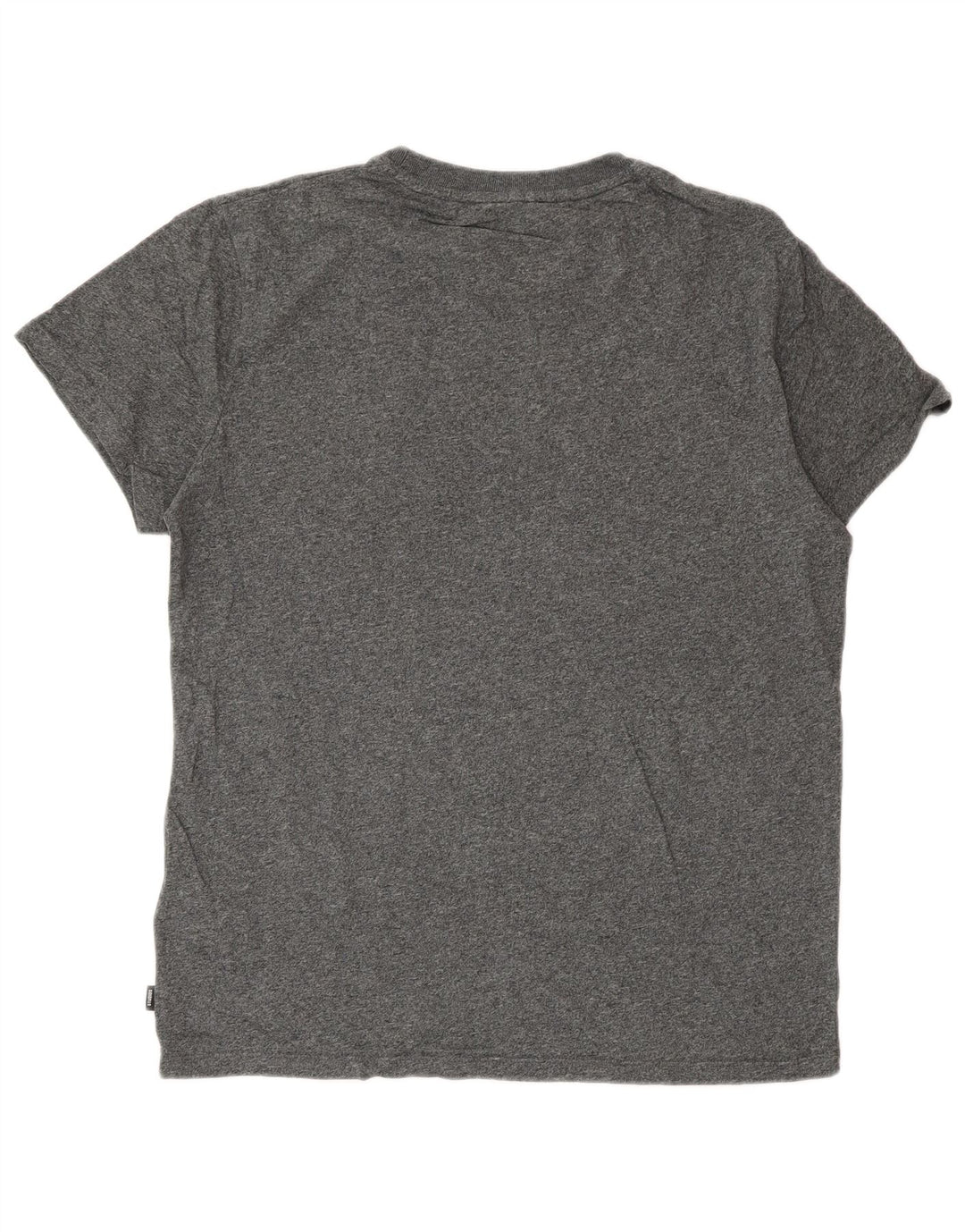 Superdry Mens T-Shirt Top Medium Grey Cotton