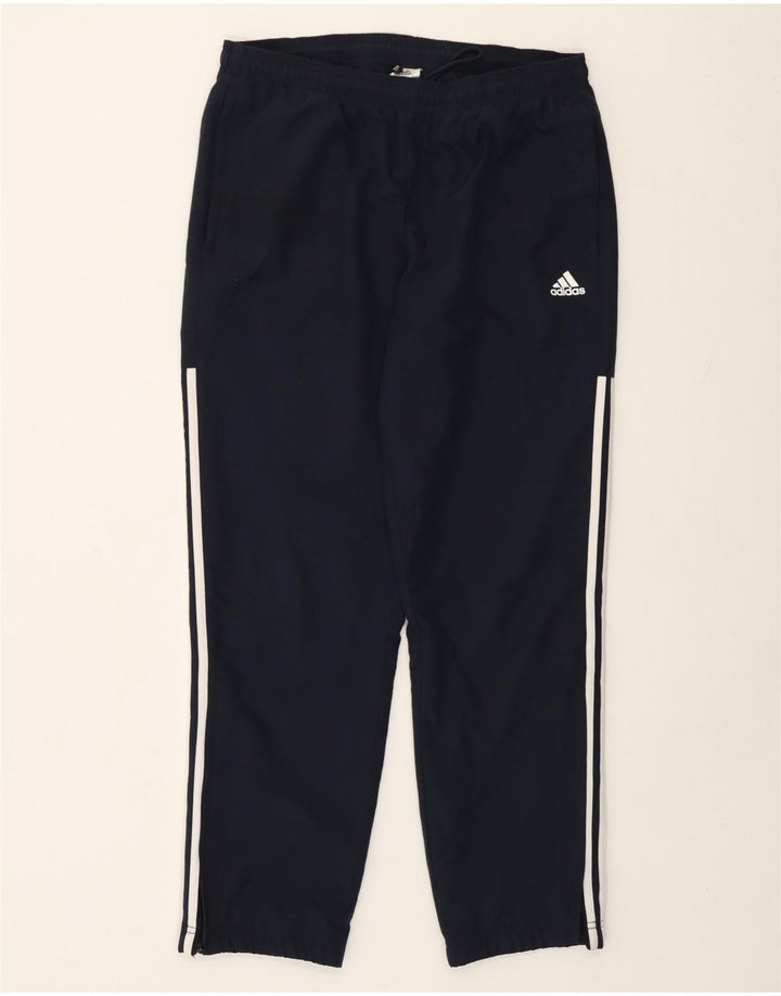 Adidas Mens Tracksuit Trousers Large  Navy Blue Polyester Sports