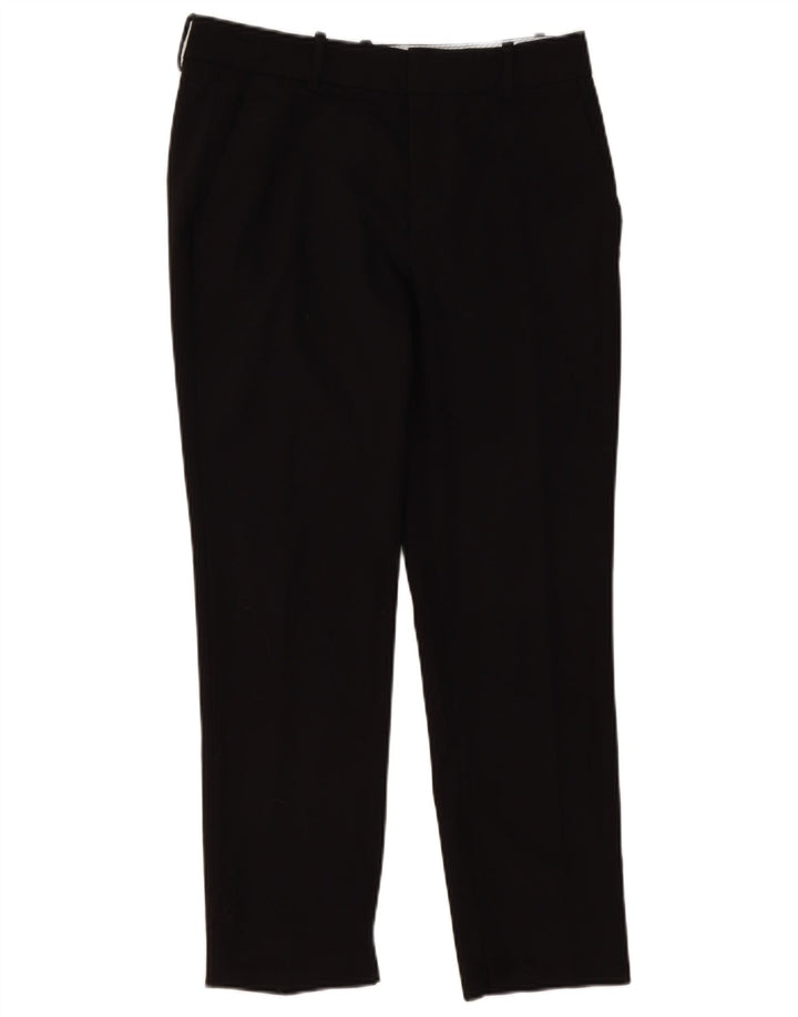ZARA Womens Slim Chino Trousers EU 38 Small W28 L27 Black