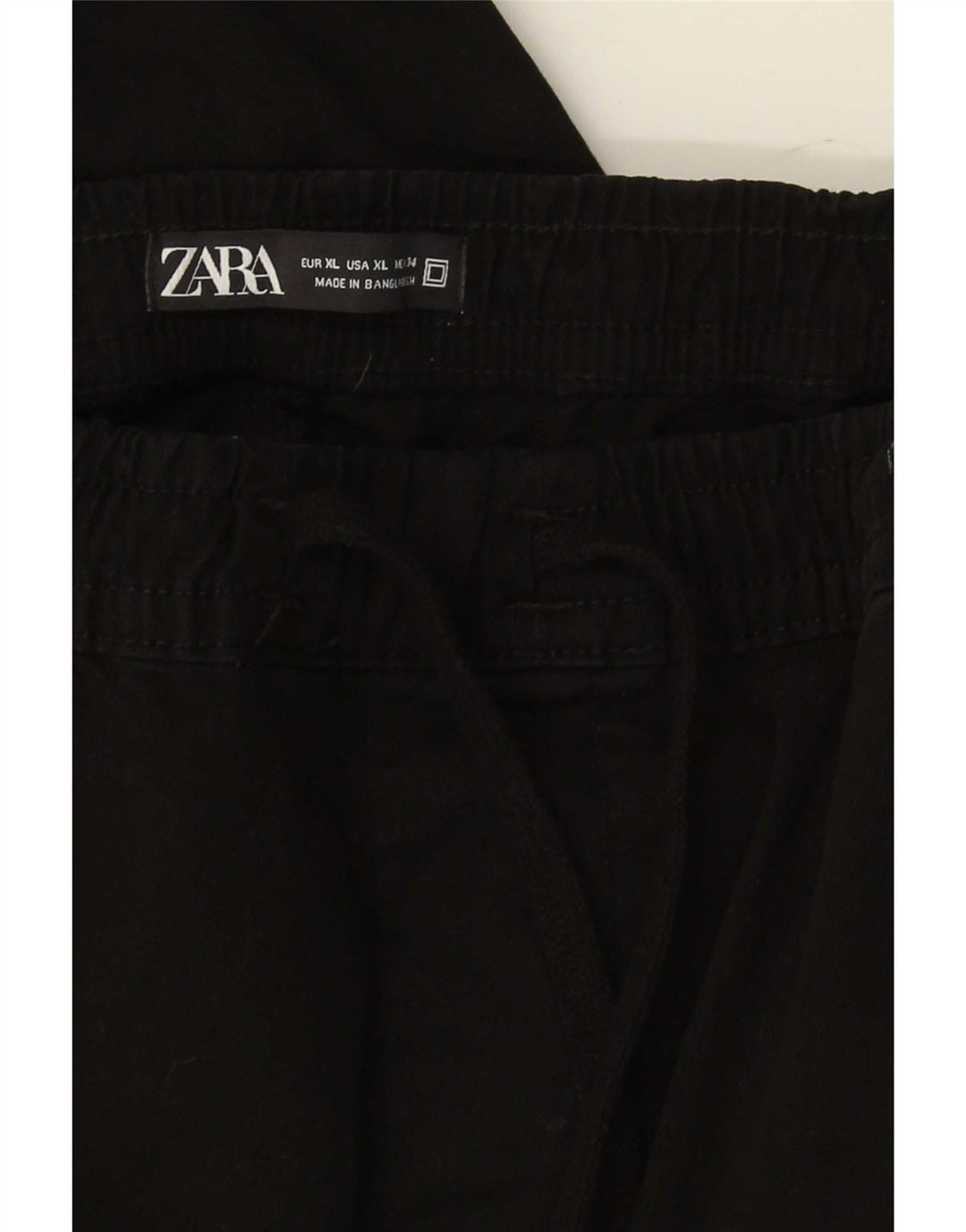 Zara Mens Joggers Cargo Trousers XL W34 L26 Black