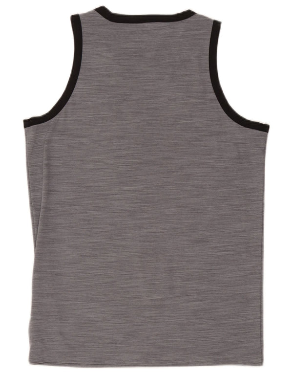 Adidas Mens Vest Top Small Grey Flecked Polyester