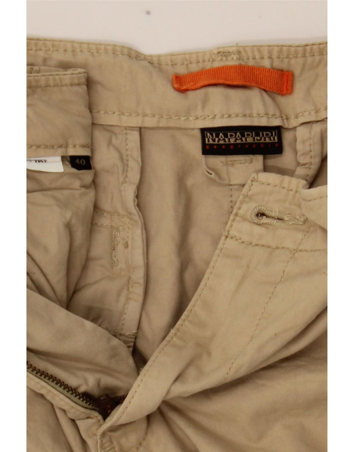Napapijri Mens Cargo Shorts W40 XL  Beige