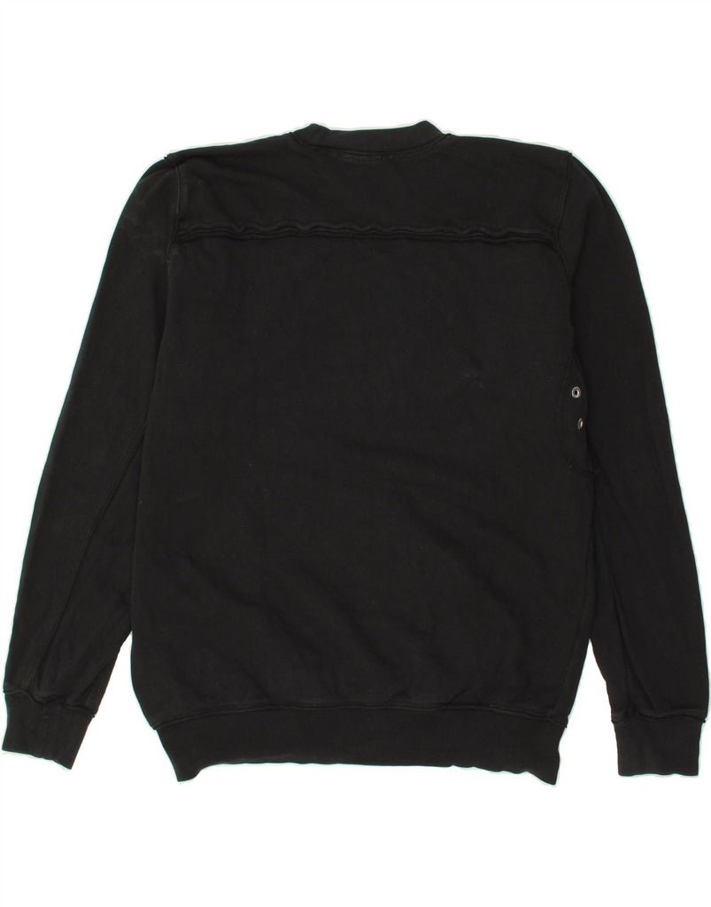 DIESEL Womens Graphic Sweatshirt Jumper UK 16 Large Black Cotton Vintage Diesel and Second-Hand Diesel from Messina Hembry 