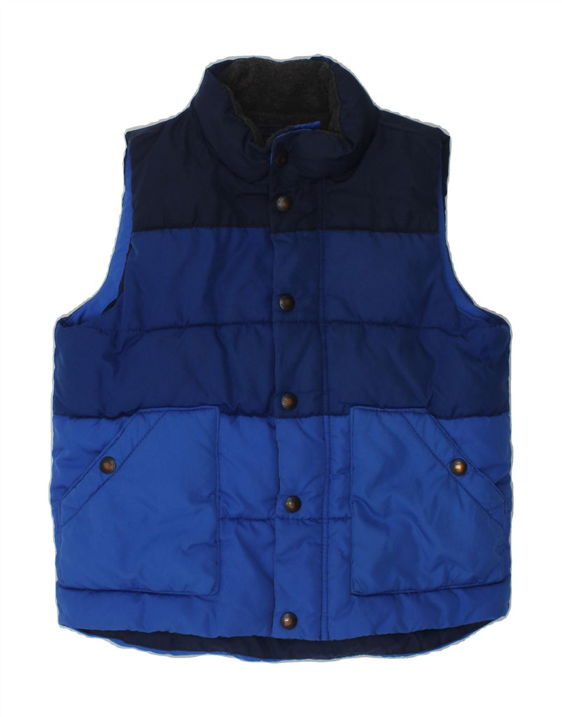 GAP Boys Padded Gilet 4-5 Years Blue Colourblock Polyester | Vintage Gap | Thrift | Second-Hand Gap | Used Clothing | Messina Hembry 