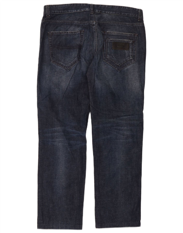 Richmond Mens Straight Jeans W38 L30 Navy Blue