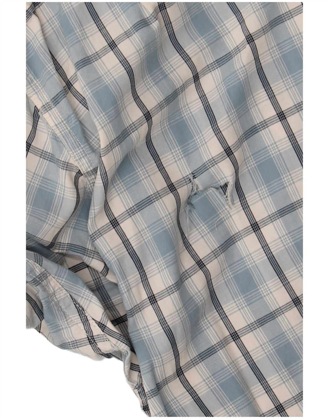 Wrangler Mens Shirt XL Blue Check