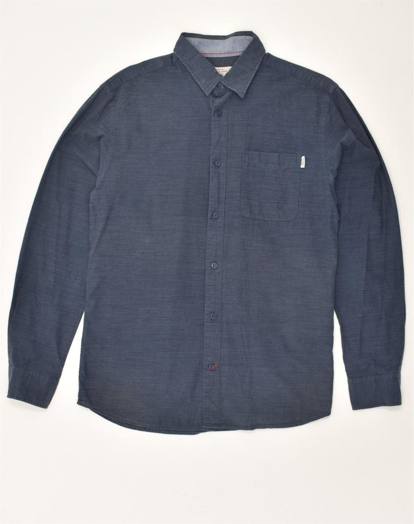 JACK & JONES Mens Shirt Medium Navy Blue | Vintage Jack & Jones | Thrift | Second-Hand Jack & Jones | Used Clothing | Messina Hembry 