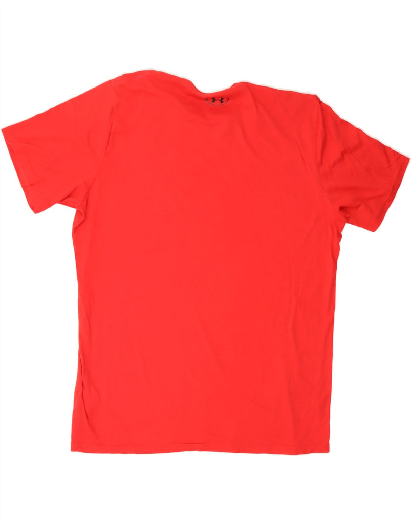 UNDER ARMOUR Mens Graphic T-Shirt Top 2XL Red Cotton Vintage Under Armour and Second-Hand Under Armour from Messina Hembry 