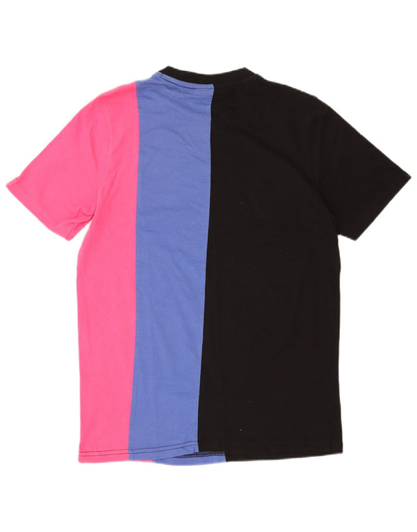 Fila Mens Graphic T-Shirt Top Small Multicoloured Colourblock Cotton