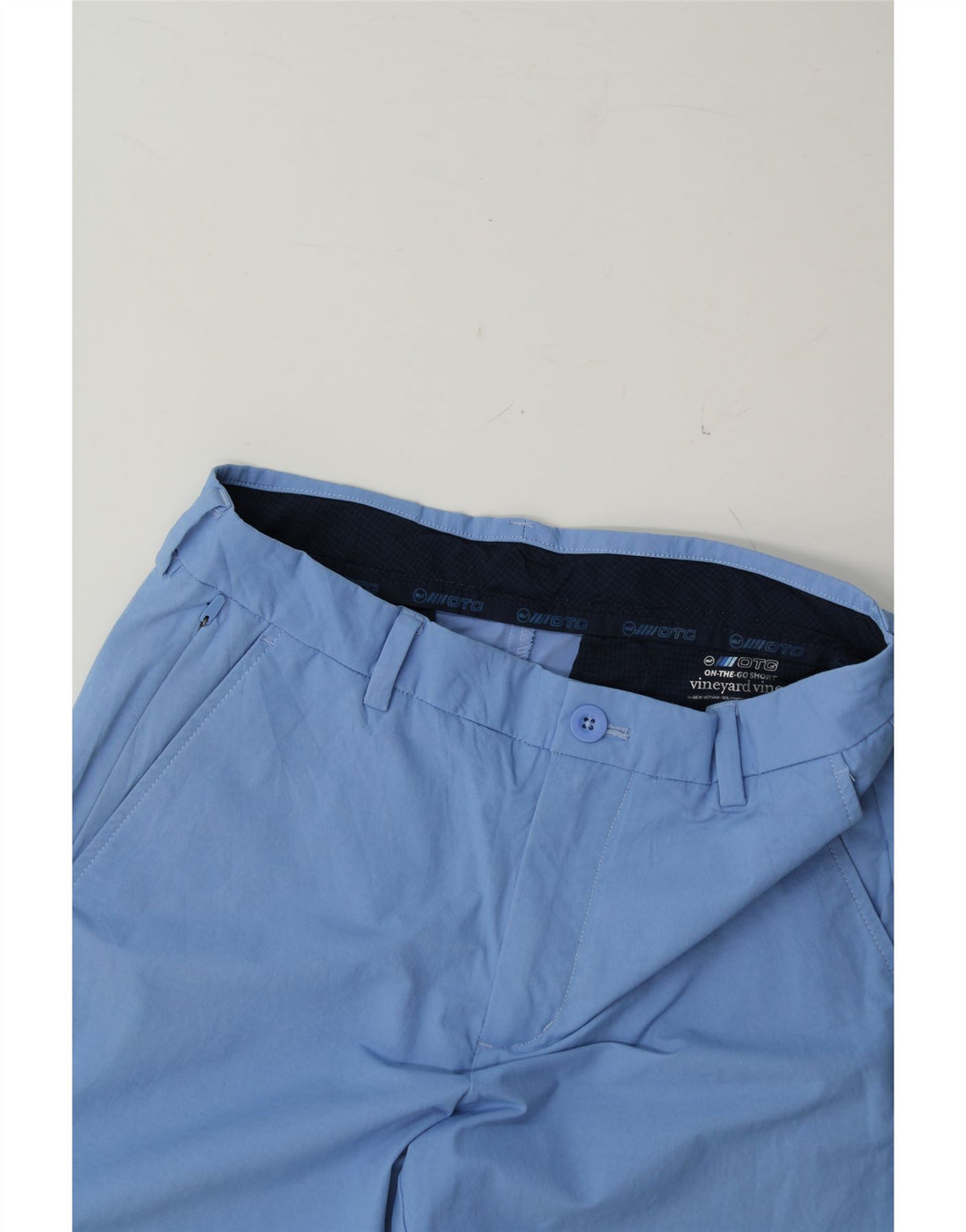 VINEYARD VINES Mens Chino Shorts W28 Small Blue Cotton Vintage Vineyard Vines and Second-Hand Vineyard Vines from Messina Hembry 