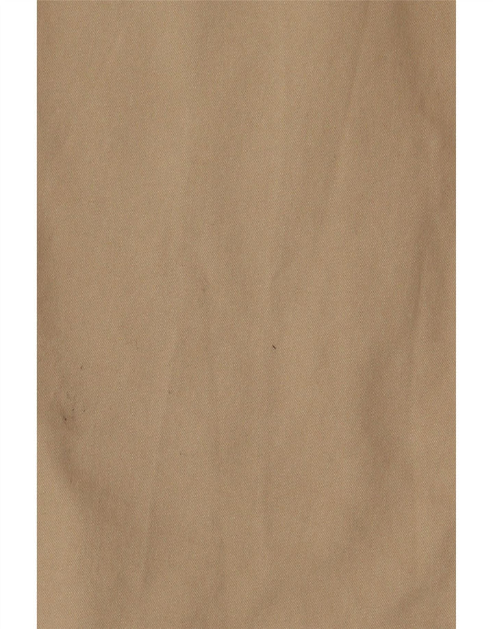 LEE Mens Brooklyn Straight Casual Trousers W34 L34 Beige Cotton