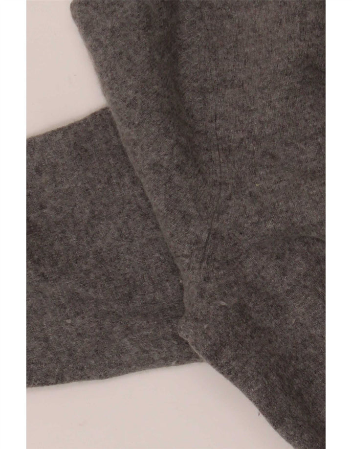Gant Womens Crew Neck Jumper Sweater UK 14 Medium Grey Wool