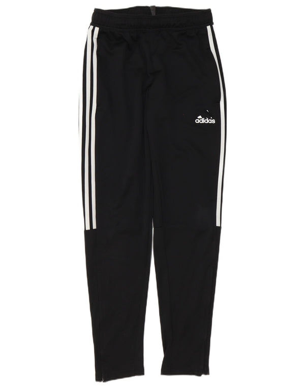 Adidas Mens Aeroready Tracksuit Trousers Small Black Polyester