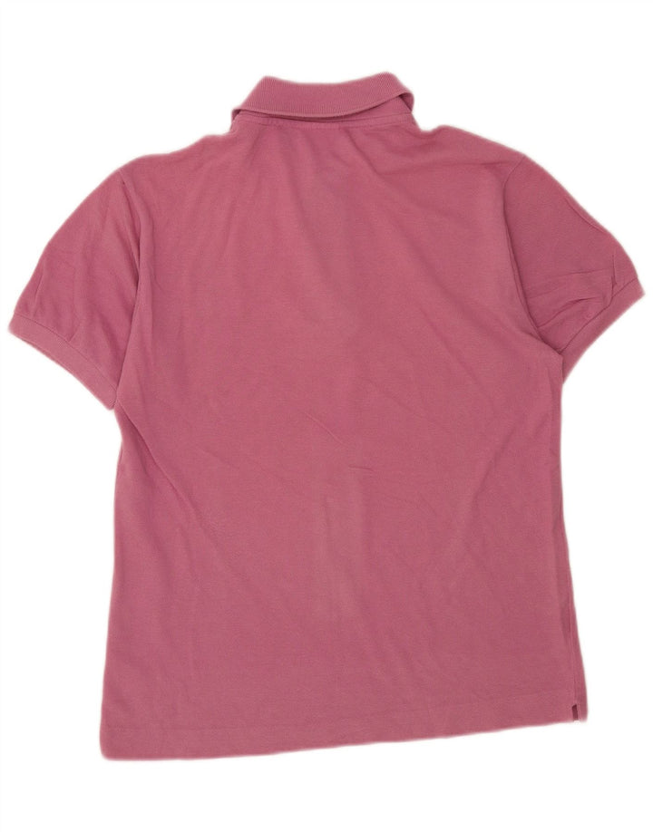 Lacoste Mens Polo Shirt Size 2 XS Pink Cotton
