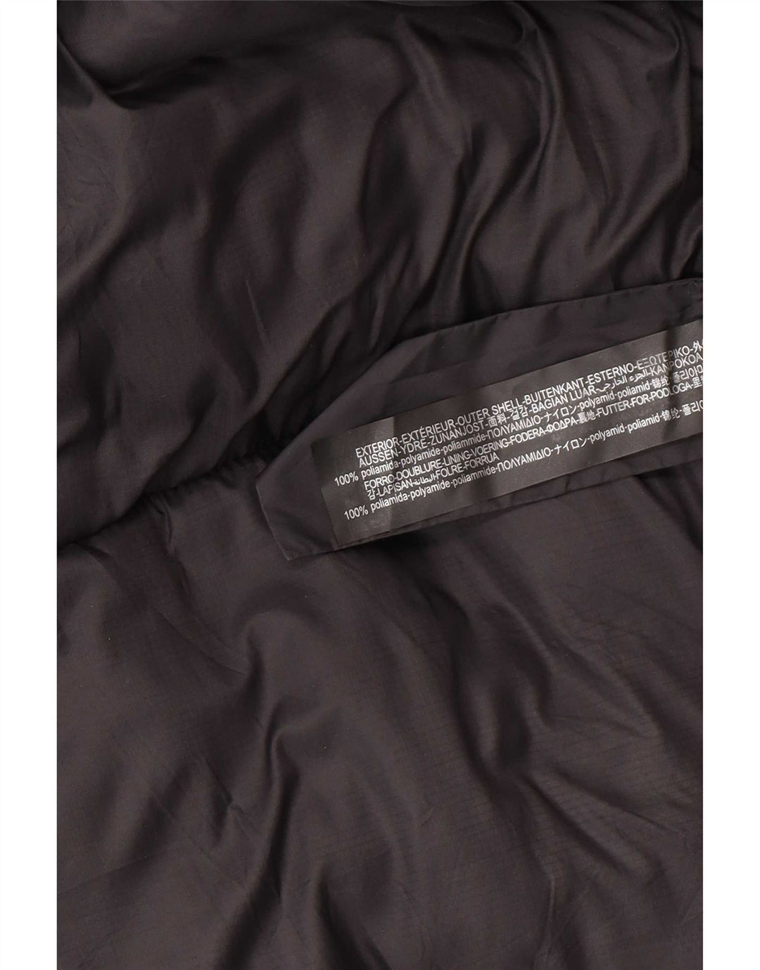 Zara Mens Padded Jacket UK 40 Large Black Polyamide